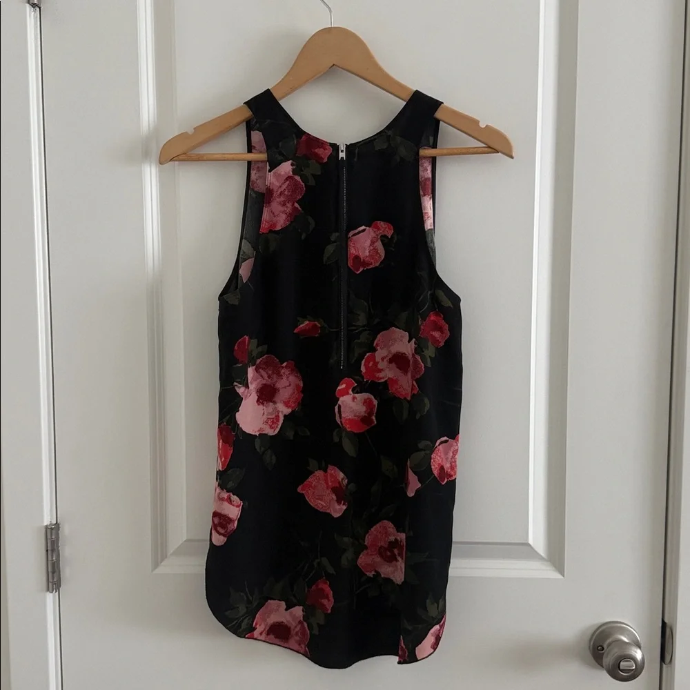 Aritzia Wilfred Sevres Blouse - Black / Floral (S) - Picture 2 of 7